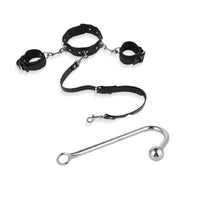 Our hook kit brings pleasure to sex toy men, combining leather, beads, and stainless steel for tailored BDSM experiences.
