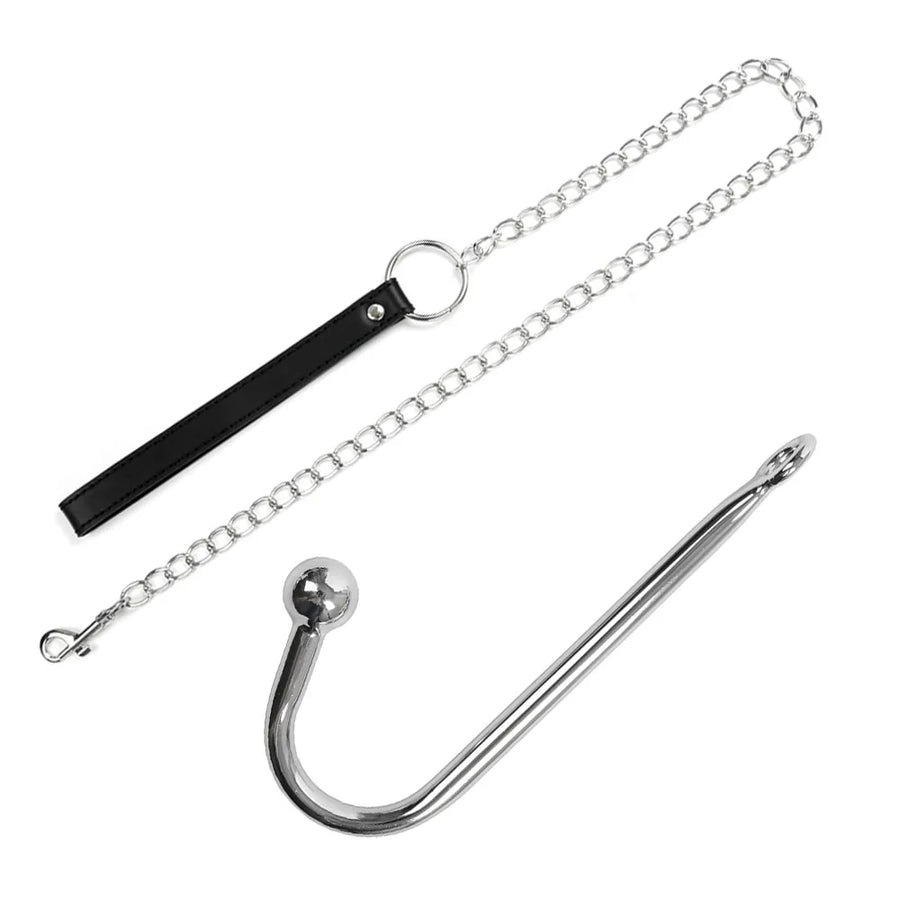 BDSM Anal Hook with Leash Loveplugs Anal Plug Product Available For Purchase Image 41