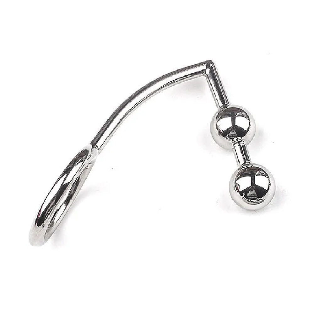 Elevate your intimate connection with the stainless steel hook, offering cock, sex stimulation and a firm grip for men butt exploration.