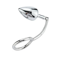 Stainless Steel Anal Hook with Cock Ring Set Loveplugs Anal Plug Product Available For Purchase Image 20