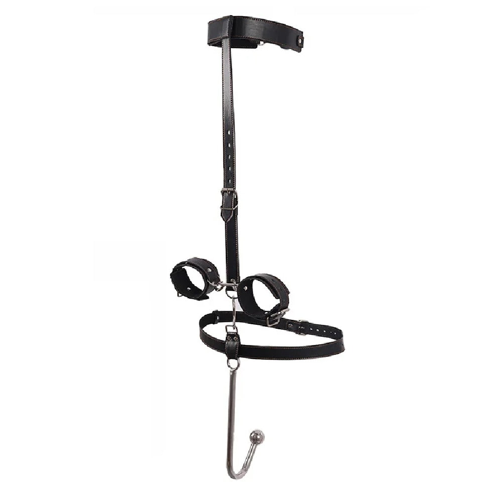 BDSM Anal Hook and Bondage Restraint Set Loveplugs Anal Plug Product Available For Purchase Image 2