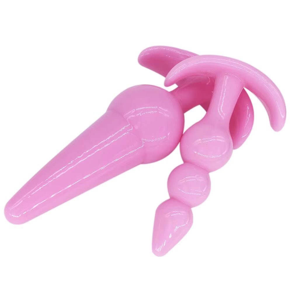 The silicone training sex toys offer a comfortable, safe experience with a training, set, size, piece, cat, stimulate, trainer, naughty, sex toy, with, kit, ear variety of sizes.