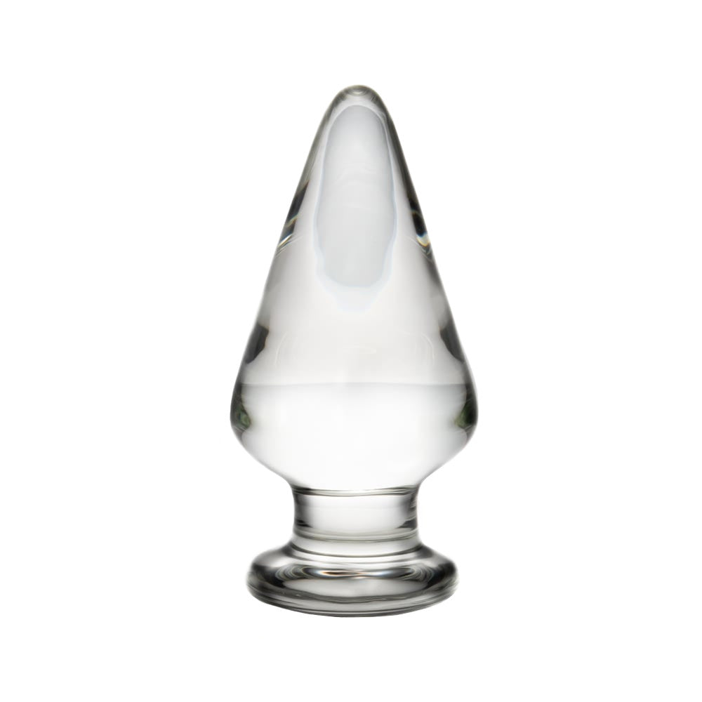 Extreme Big Glass Anal Toy Plug Love Plugs Extreme Big Glass Anal Toy Plug Love Plugs