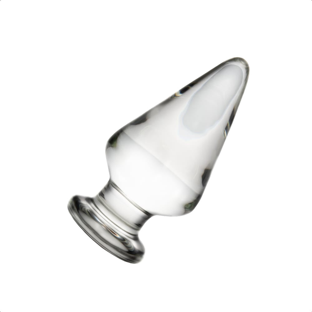 Extreme Big Glass Anal Toy Plug
