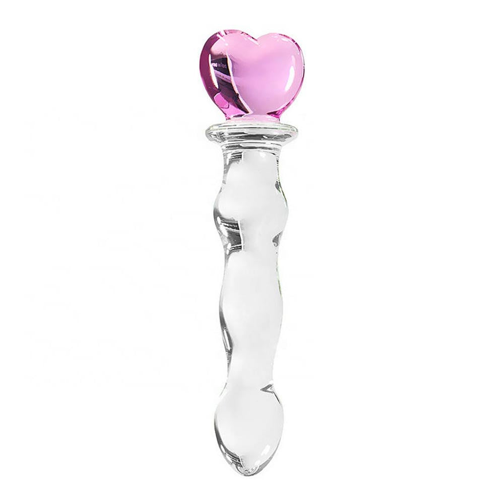 Moon And Star Anal Glass Plug Dildo