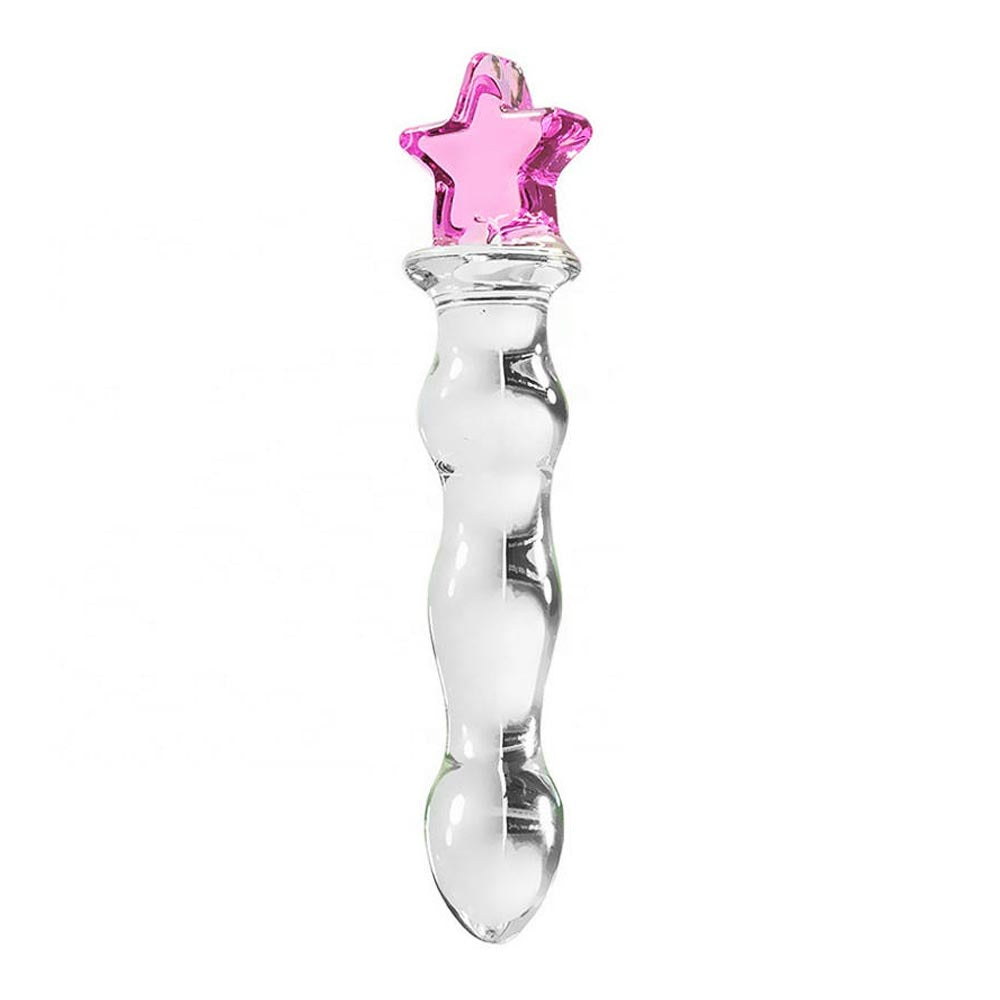 Moon And Star Anal Glass Plug Dildo Love Plugs Moon And Star Anal Glass Plug Dildo Love Plugs