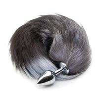 Grey Fox Metal Tail Plug 18" Loveplugs Anal Plug Product Available For Purchase Image 21