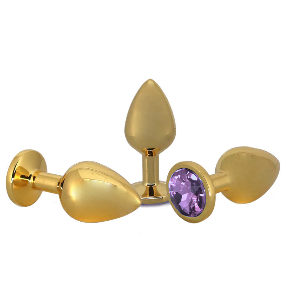 Small Golden Rose Jeweled Plug Loveplugs Anal Plug Product Available For Purchase Image 10