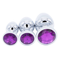 Exquisite Steel Jeweled Plug Set (3 Piece) Loveplugs Anal Plug Product Available For Purchase Image 25