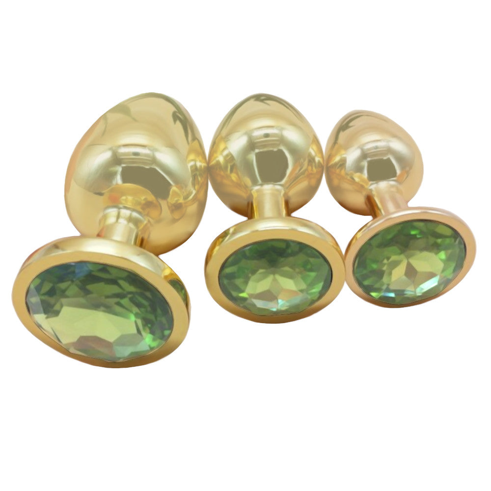 Gold Jeweled Plug Loveplugs Anal Plug Product Available For Purchase Image 7