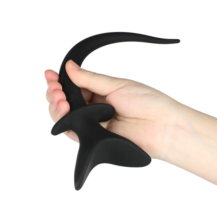 11" - 12" Black Silicone Dog Tail Loveplugs Anal Plug Product Available For Purchase Image 50