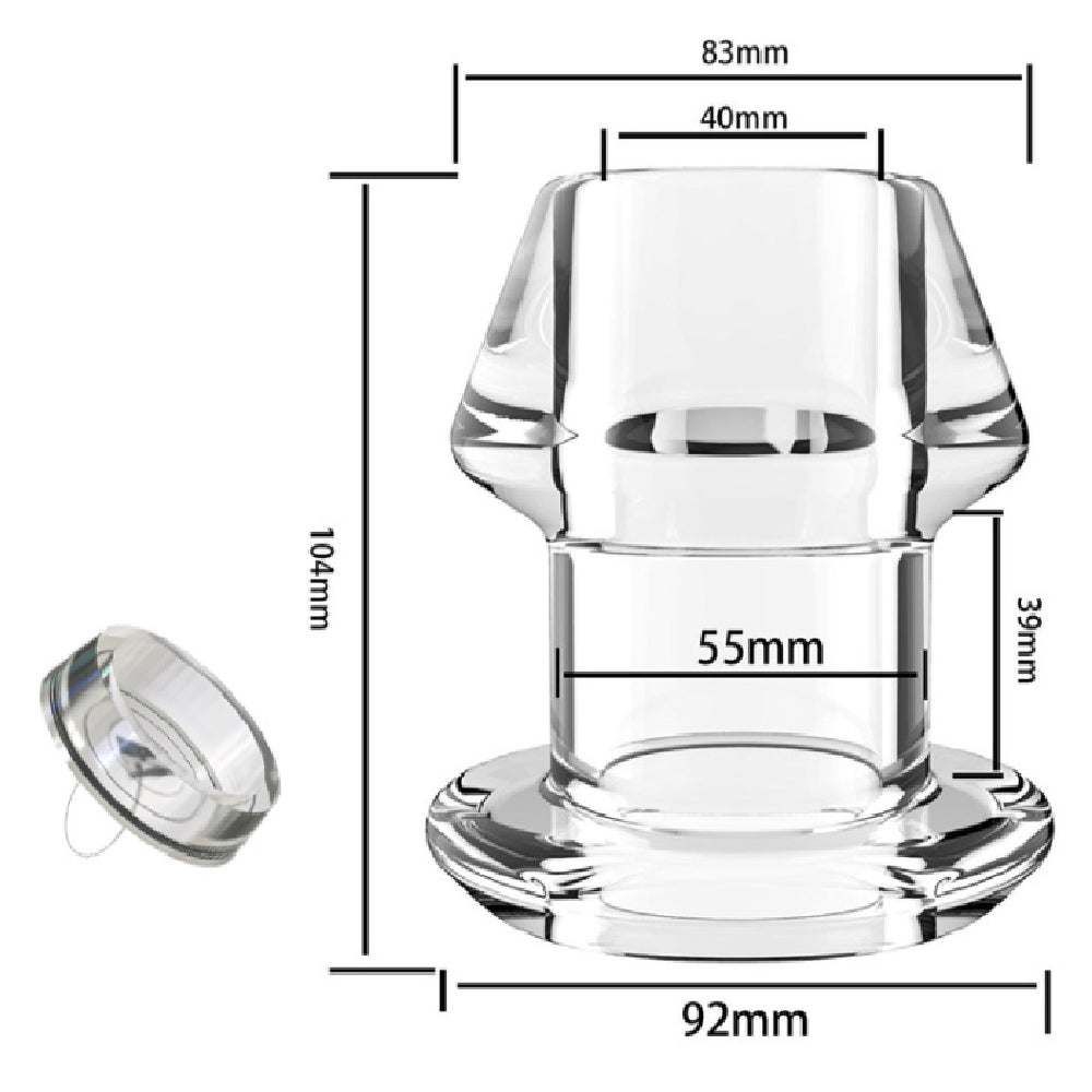 Clear Silicone Hollow Sealing Plug Loveplugs Anal Plug Product Available For Purchase Image 11