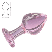 Rose Pink Crystal Glass Kit (3 Piece) Loveplugs Anal Plug Product Available For Purchase Image 26