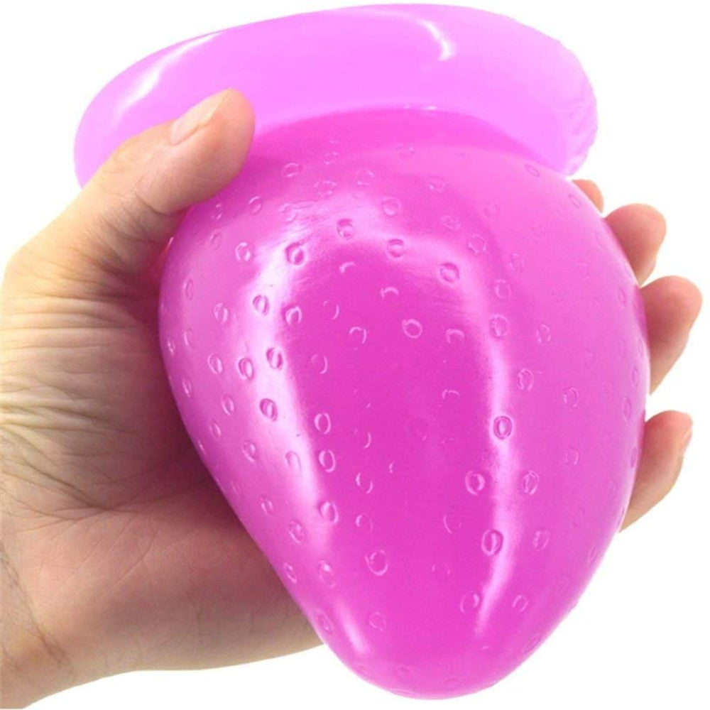 Giant Strawberry Plug Loveplugs Anal Plug Product Available For Purchase Image 5