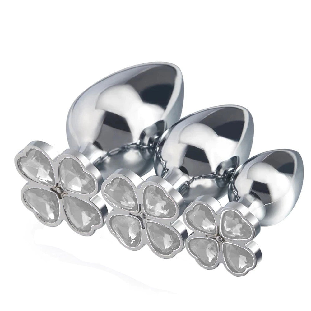 Four Heart Clover Princess Plug Loveplugs Anal Plug Product Available For Purchase Image 13