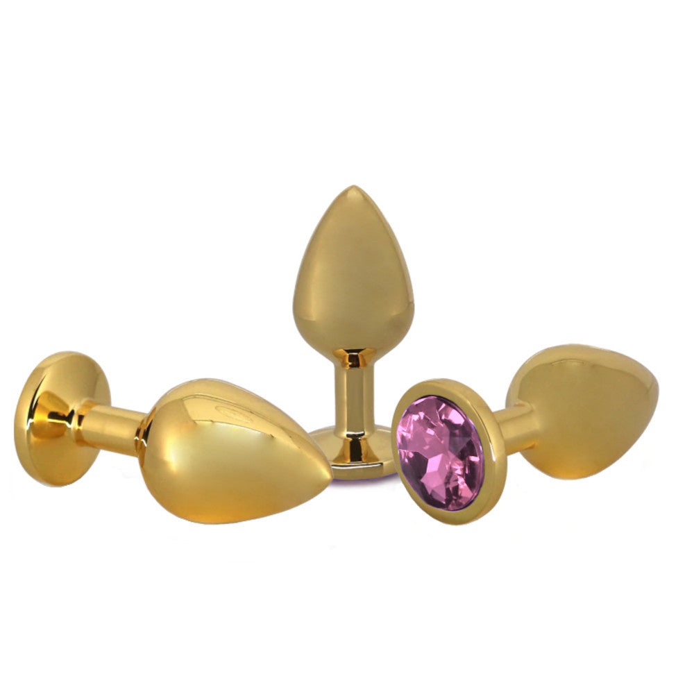 Small Golden Rose Jeweled Plug Loveplugs Anal Plug Product Available For Purchase Image 13