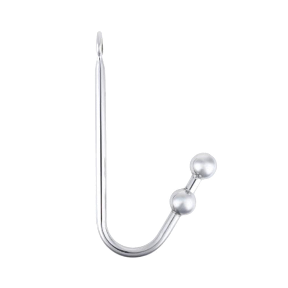 Two Balls Stainless Steel Anal Hook Loveplugs Anal Plug Product Available For Purchase Image 3