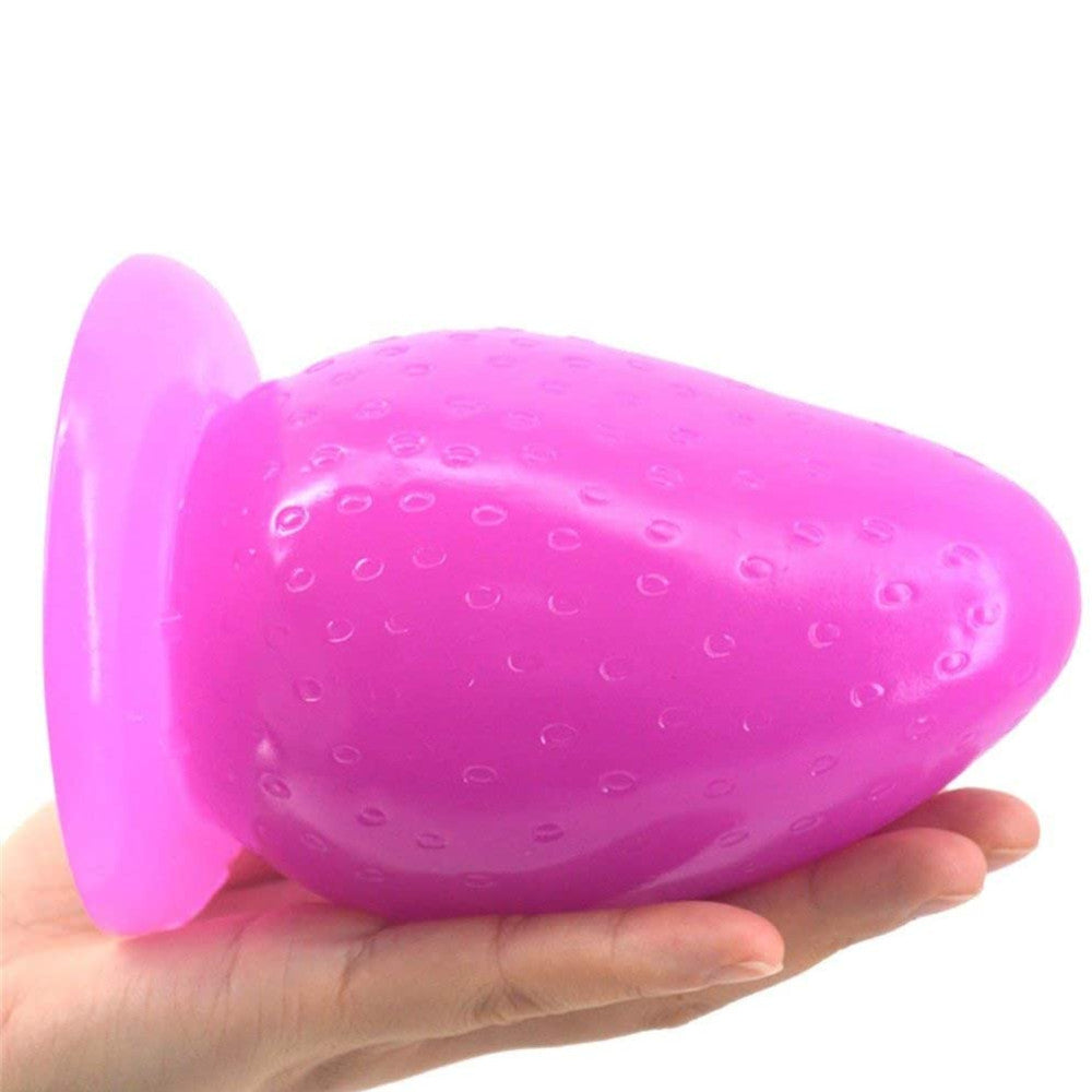Giant Strawberry Plug Loveplugs Anal Plug Product Available For Purchase Image 7