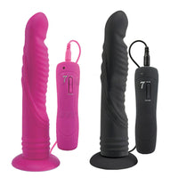 With 7 vibration speeds, this pink, vibrating, dildo offers amazing sensations. sex toys huge lovers will adore the silicone feel!