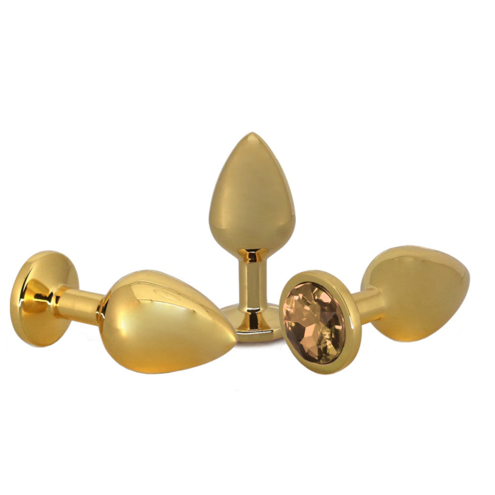 Small Golden Rose Jeweled Plug Loveplugs Anal Plug Product Available For Purchase Image 15