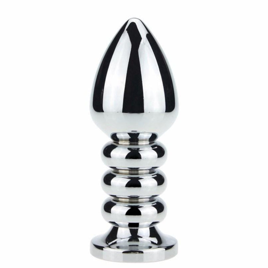 Ribbed Steel Jeweled Plug Loveplugs Anal Plug Product Available For Purchase Image 40