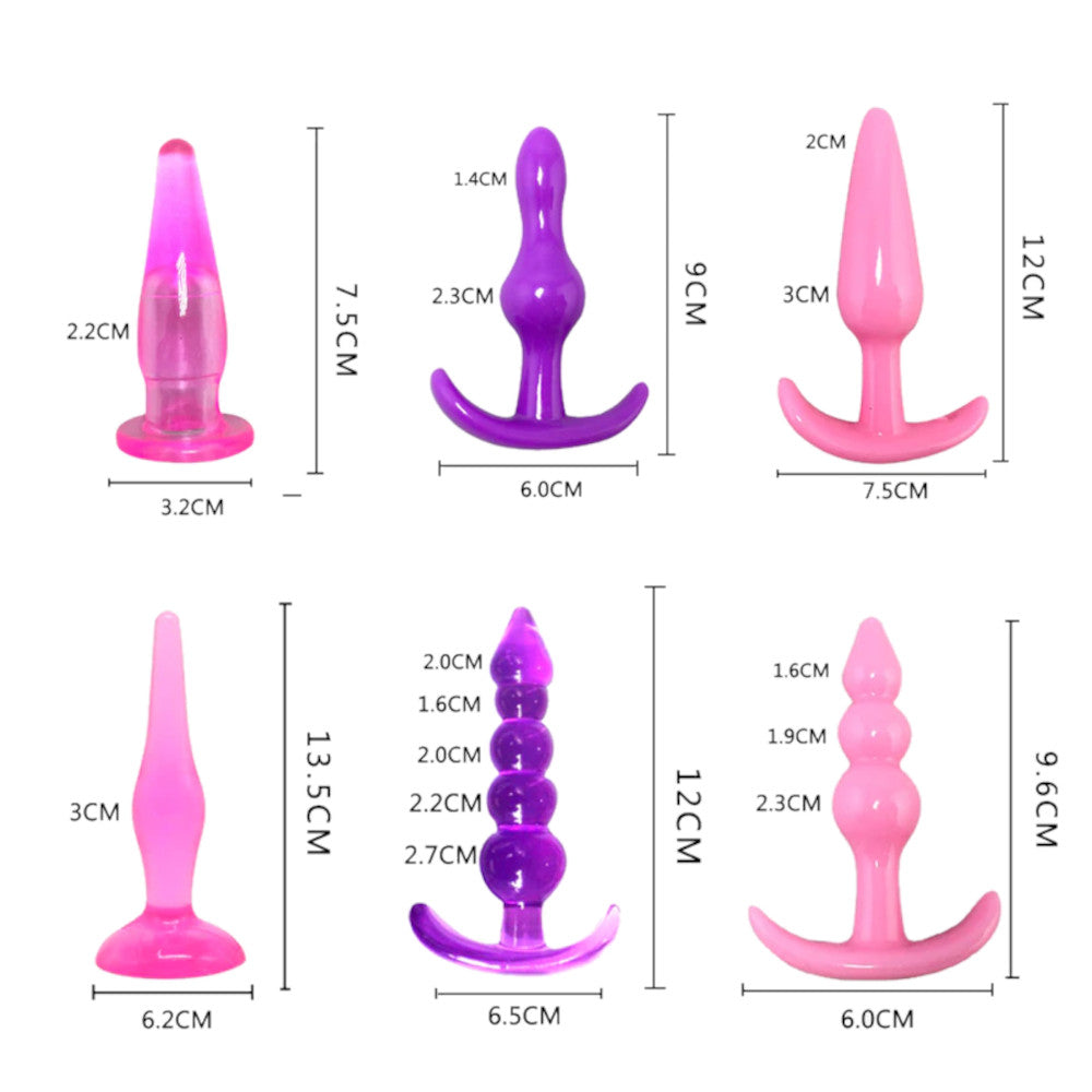 Silicone Plug Training Set (6 Piece) Loveplugs Anal Plug Product Available For Purchase Image 13