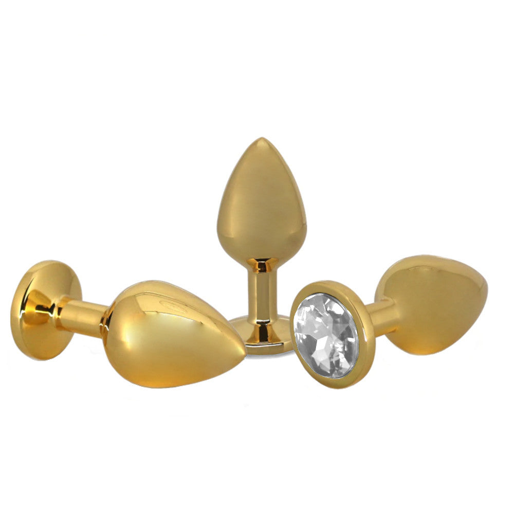 Small Golden Rose Jeweled Plug Loveplugs Anal Plug Product Available For Purchase Image 16