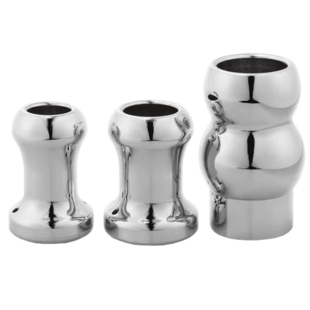 For beginners in play, this stainless, steel, alloy set offers three sizes, making it easy to explore hollow sex toys, metal options in the USA.