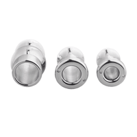 The stainless, sex, metal, alloy, hollow, dilator offers a unique, sensual experience. tunnel plug enhances the large, thrilling sensations suited for anal play.
