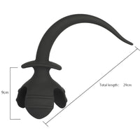 11" - 12" Black Silicone Dog Tail Loveplugs Anal Plug Product Available For Purchase Image 37