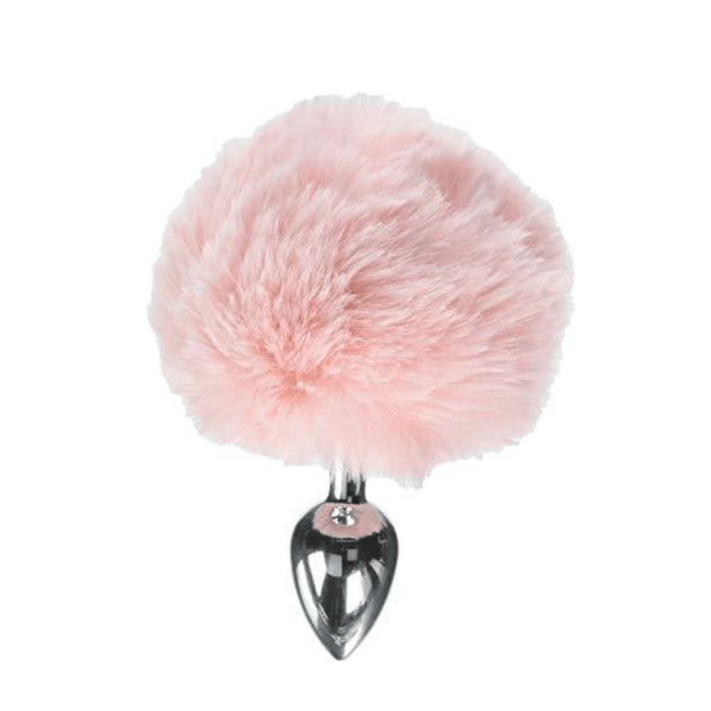 Pretty Pink Bunny Tail Butt Plug Loveplugs Anal Plug Product Available For Purchase Image 4