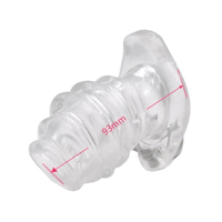 Ribbed Silicone Tunnel Plug Loveplugs Anal Plug Product Available For Purchase Image 27
