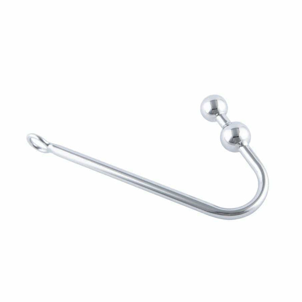 Two Balls Stainless Steel Anal Hook Loveplugs Anal Plug Product Available For Purchase Image 2