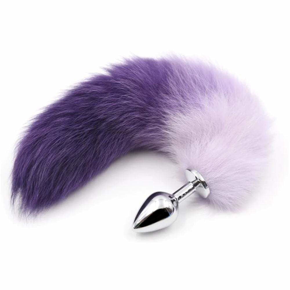 Purple Fox Anal Tail 16" Loveplugs Anal Plug Product Available For Purchase Image 1