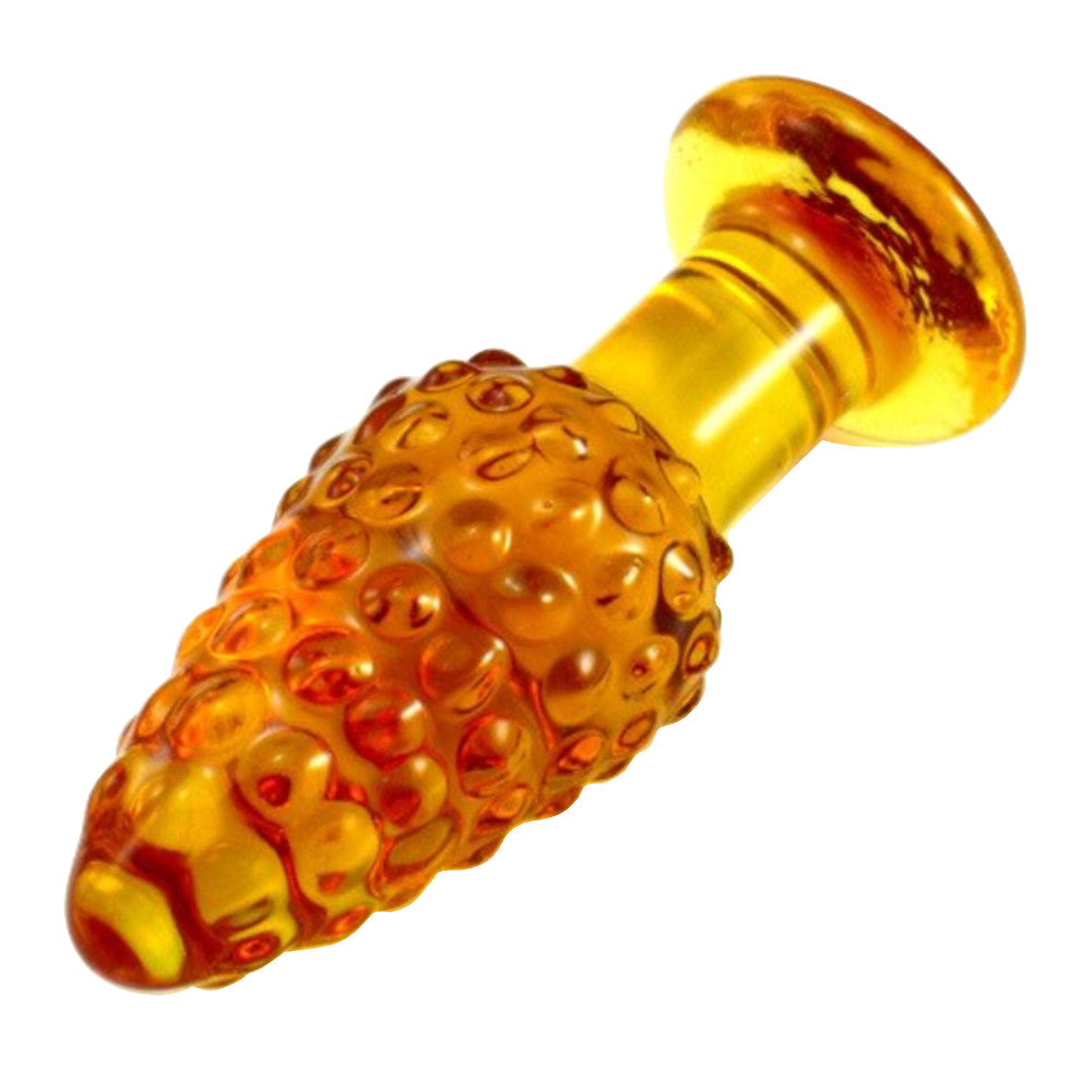 Ribbed Glass Flower Plug Loveplugs Anal Plug Product Available For Purchase Image 4