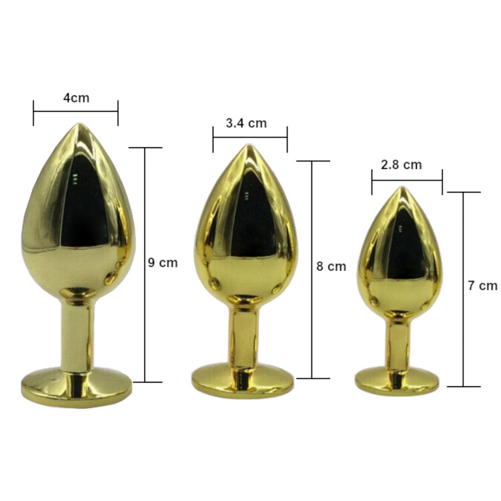 Gold Jeweled Plug Loveplugs Anal Plug Product Available For Purchase Image 14
