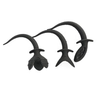 Indulge in your desires with this expanding, black, silicone plug, 11-18 inches long. The dog sex toy arrives in discreet packaging, size