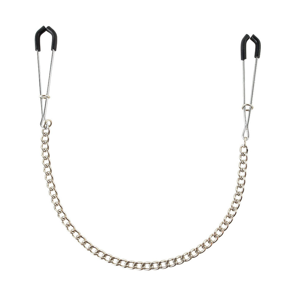 Tweezer Nipple Clamps With Chain Loveplugs Anal Plug Product Available For Purchase Image 1