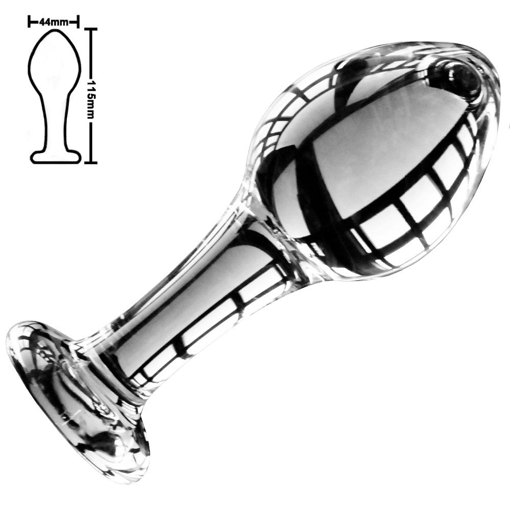 Bulbous Large Glass Plug Loveplugs Anal Plug Product Available For Purchase Image 5