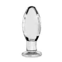 The medium, smooth Transparent sex toys glass sex toy offers an incredible sensual experience. Its 4.53" inch length enhances pleasure and security.