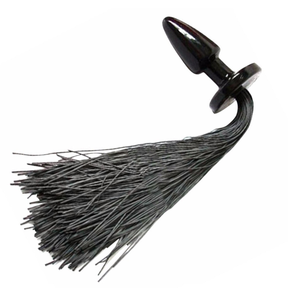 Gray Horse Tail, 10" Loveplugs Anal Plug Product Available For Purchase Image 4