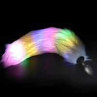 The soft, LED glow enhances the texture of the fox, bunny, and squirrel tail, offering an animal butt feel you’ll love.