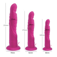 Long Suction Cup Vibrating Dildo