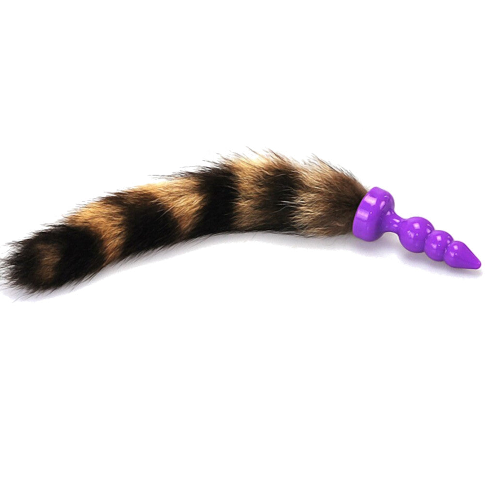 Silicone Raccoon Tail, 12" Loveplugs Anal Plug Product Available For Purchase Image 3