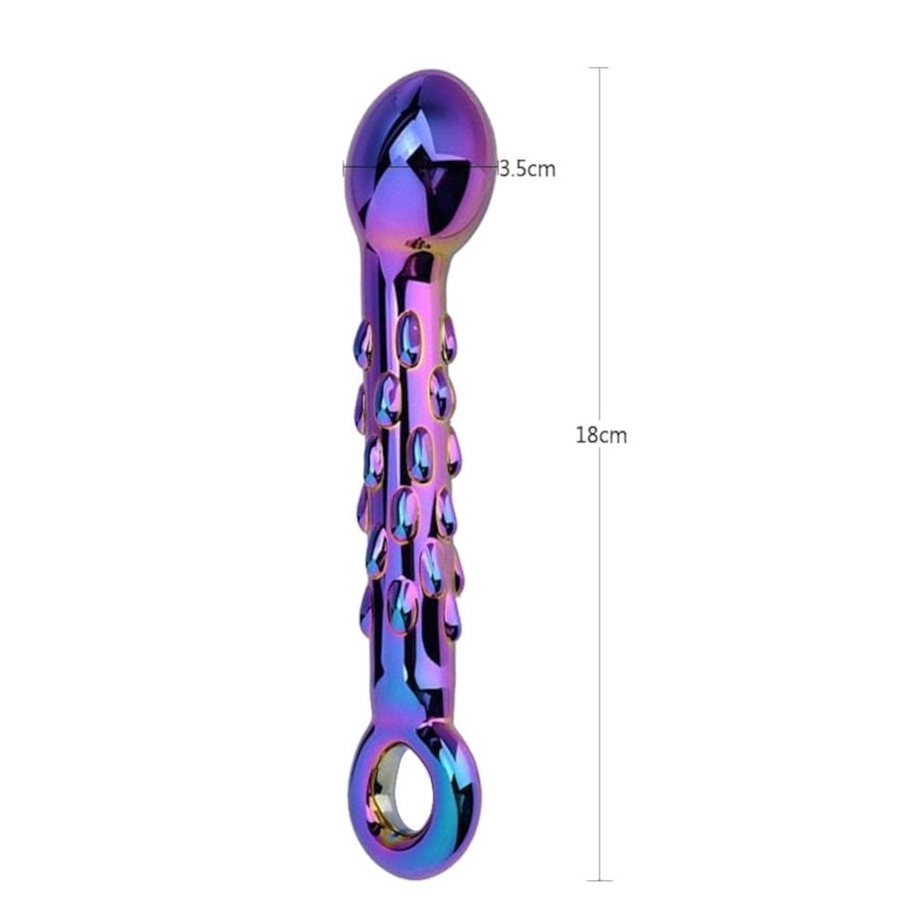 Neo-Chrome Glass Dildo Loveplugs Anal Plug Product Available For Purchase Image 5