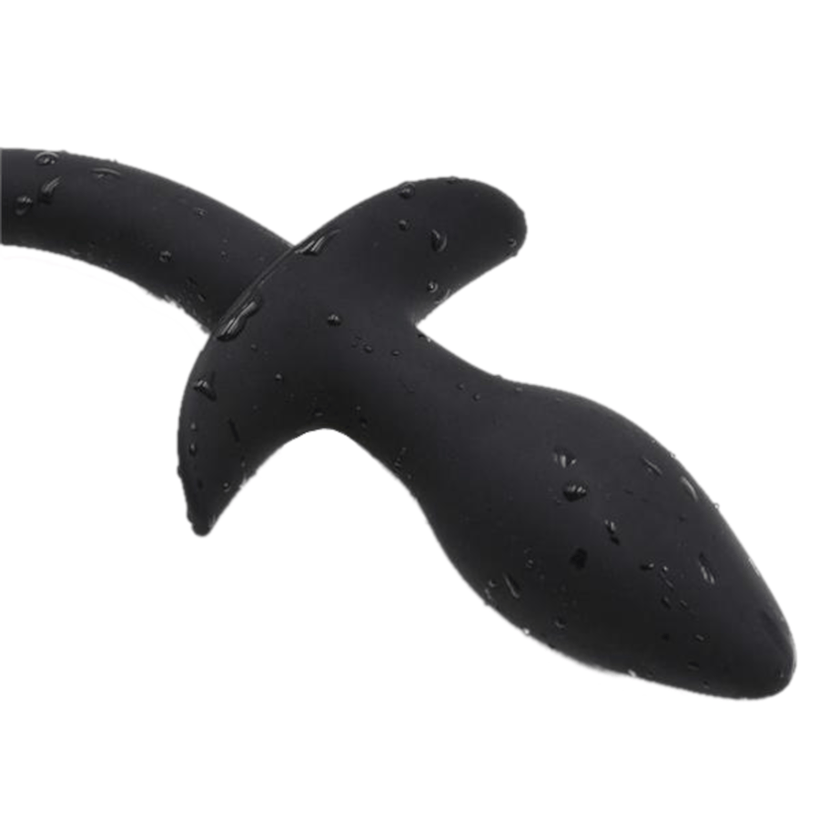 Curved Dog Tail Butt Plug, 7" Loveplugs Anal Plug Product Available For Purchase Image 42