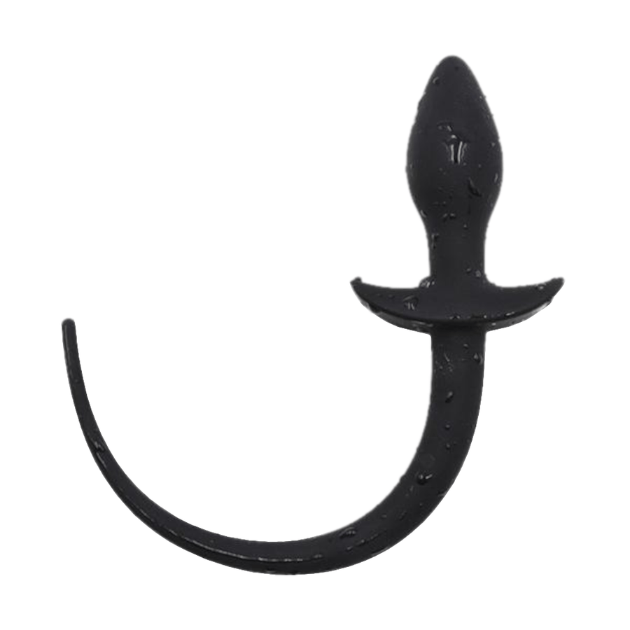 Curved Dog Tail Butt Plug, 7" Loveplugs Anal Plug Product Available For Purchase Image 44