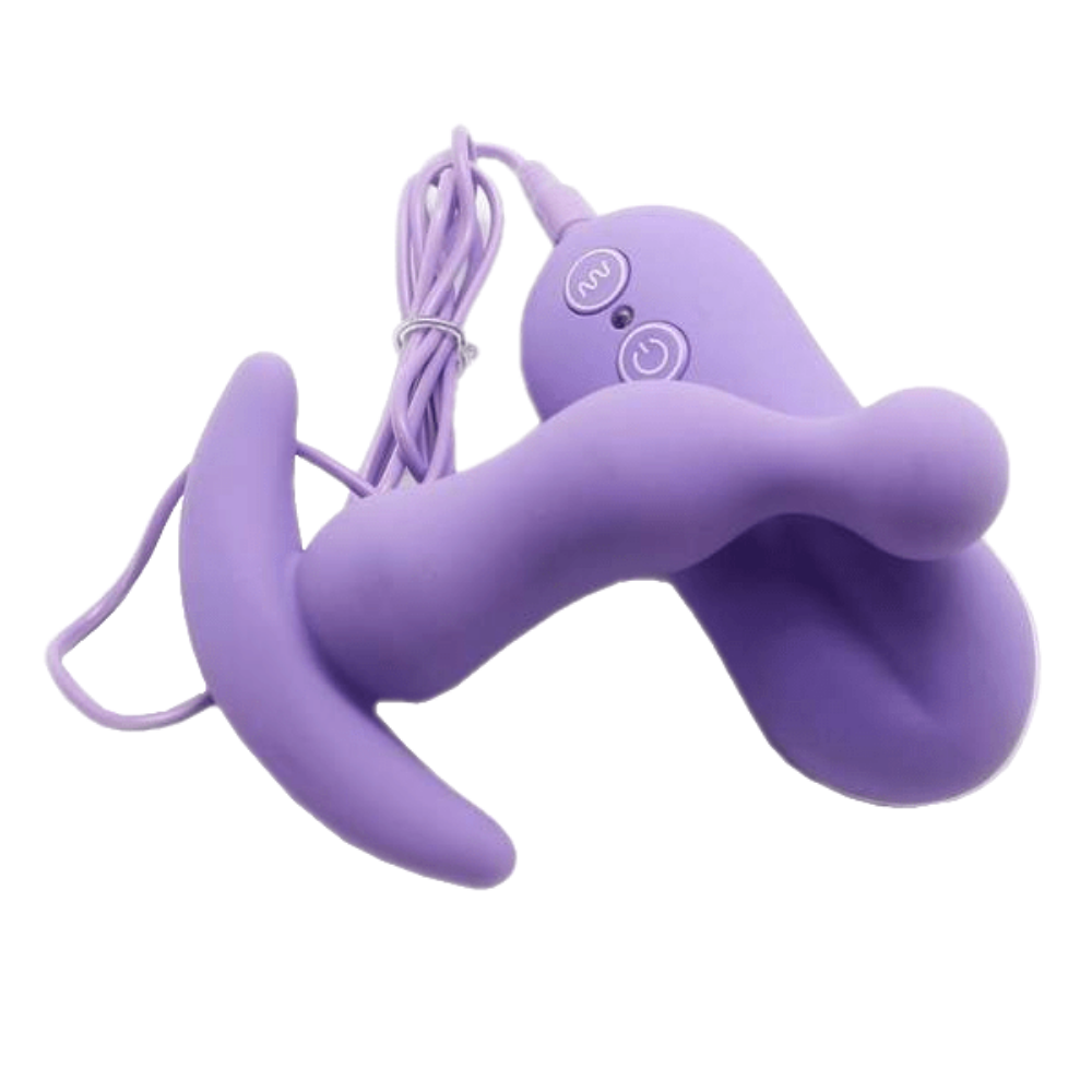3.7" Vibrating Beginner Silicone Butt Plug Loveplugs Anal Plug Product Available For Purchase Image 1