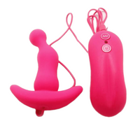 3.7" Vibrating Beginner Silicone Butt Plug