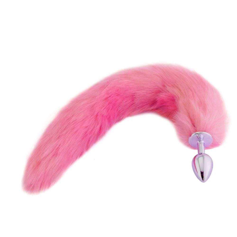 Plush Cat Tail Metal Plug 17" Love Plugs Plush Cat Tail Metal Plug 17" Love Plugs